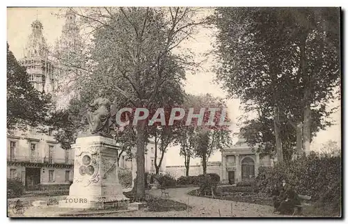 Cartes postales Tours Square de l&#39archeveche