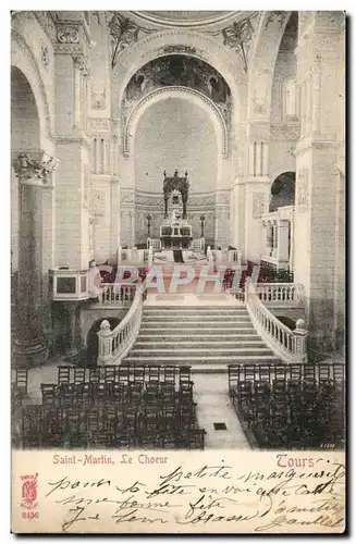 Cartes postales Tours Saint Martin le choeur