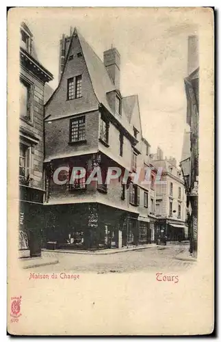 Cartes postales Tours Maison du change