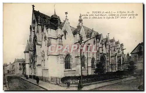 Cartes postales Tours L&#39eglise ND Lariche