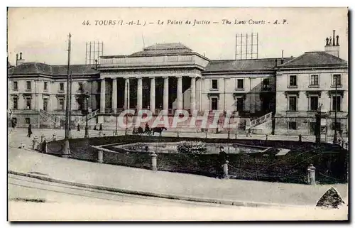 Cartes postales Tours Le palais de justice