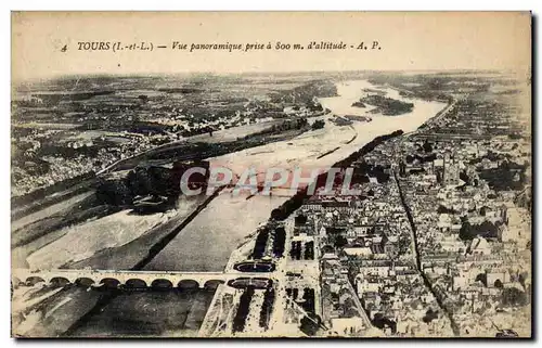 Cartes postales Tours Vue panoramique