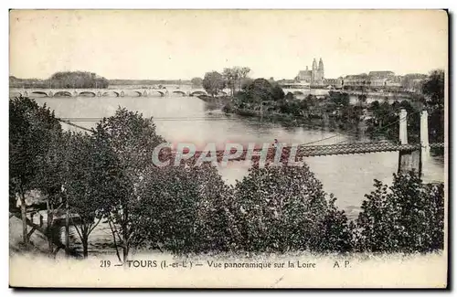 Tours - Vue Panoramique sur la Loire - Ansichtskarte AK