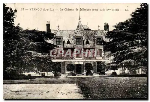 Vernou - Le Chateau de Jallanges -- XV siecle - Cartes postales