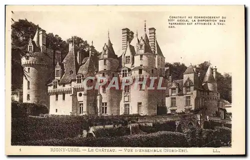 Rigny - Usse - Le Chateau - Vue d&#39ensemble - Cartes postales