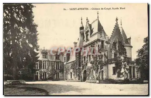 Saint Avertin - Chateau de Cange - facade nord - Ansichtskarte AK