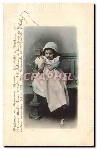 Cartes postales Fantaisie Enfant bebe