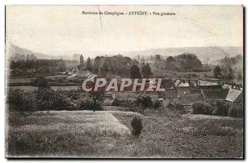 Environs de Compiegne Ansichtskarte AK Attichy Vue generale