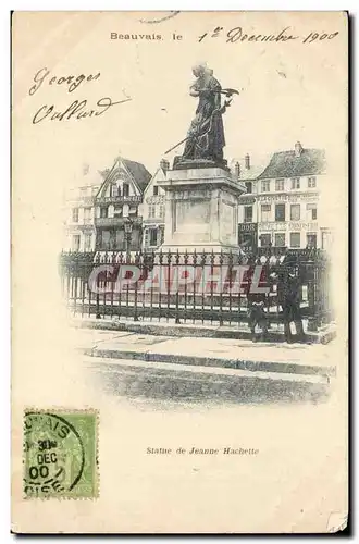 Beauvais Cartes postales Statue de Jeanne Hachette