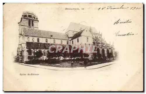 Beauvais Ansichtskarte AK Eglise Sainte Etienne