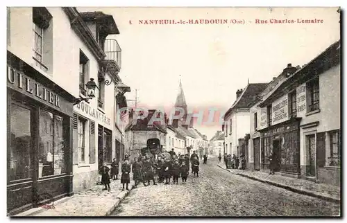 Nanteuil le Haudouin Cartes postales Rue Charles Lemaire