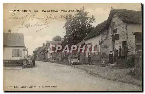 Sommereux Cartes postales Rue du centre Route d&#39Amiens