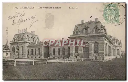 Chantilly Cartes postales Les grandes ecoles