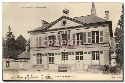 Cuts Cartes postales La mairie (Ecole de garcons)