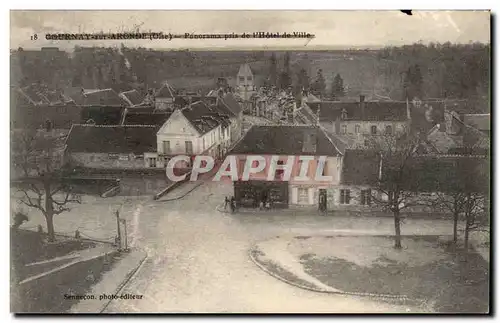 Gournay sur Aronde Cartes postales Panorama pris de l&#39hotel de ville