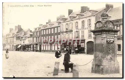 Granvilliers Cartes postales Place Barbier