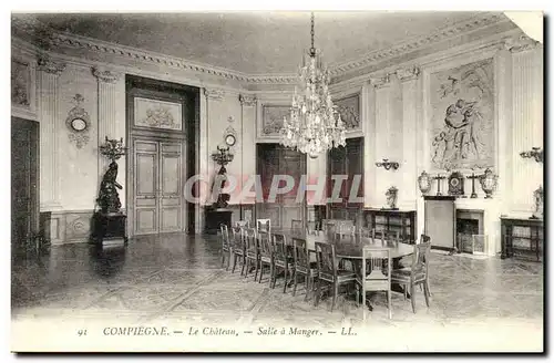 Compiegne Ansichtskarte AK Le chateau Salle a manger