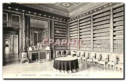 Compiegne Cartes postales Le chateau Biobioltheque de Napoleon 1er (library)