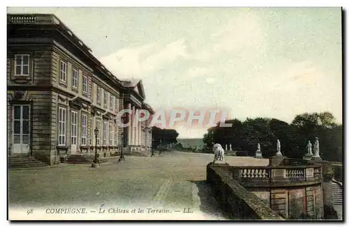 Foret de Compiegne Cartes postales Le chateau et les terrasses