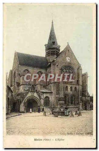 Mello Ansichtskarte AK l&#39eglise