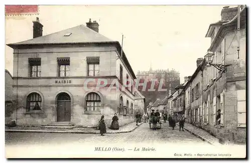 Mello Cartes postales La mairie