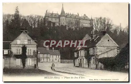 Mello Cartes postales Place du jeu d&#39arc