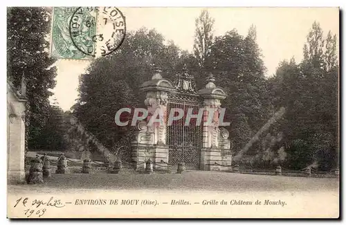 Environs de Mouy Ansichtskarte AK Heilles Grille du chateau de Mouchy