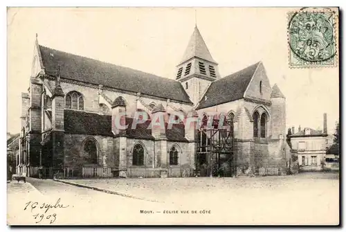 Mouy Cartes postales Eglise vue de cote