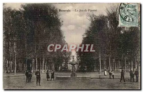 Beauvais Cartes postales le jeu de paume