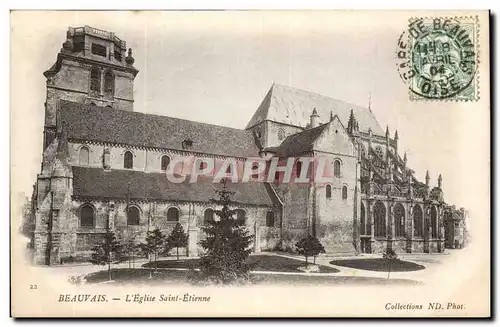 Beauvais Ansichtskarte AK Eglise Sainte Etienne