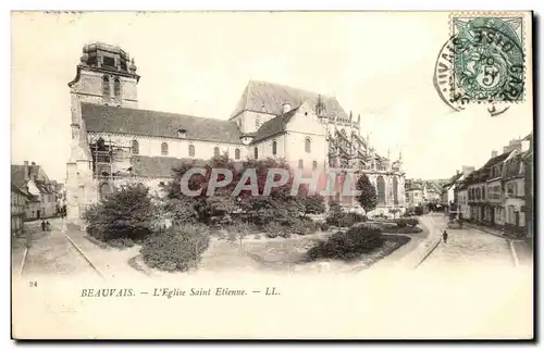 Beauvais Ansichtskarte AK Eglise Sainte Etienne