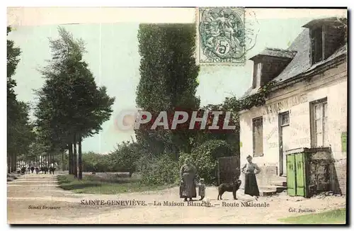 Sainte Genevieve Cartes postales La maison blanche Route nationale