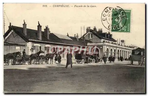 Compiegne Cartes postales Facade de la gare