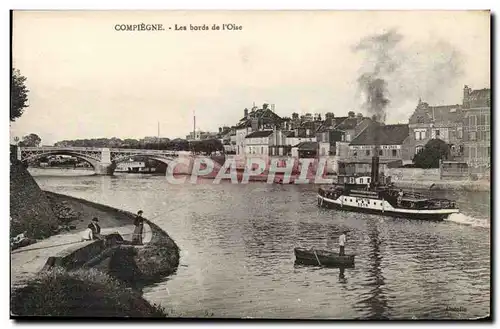 Compiegne Ansichtskarte AK Les bords de l&#39oise