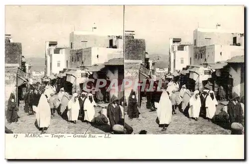 Maroc Tanger Cartes postales Grande rue