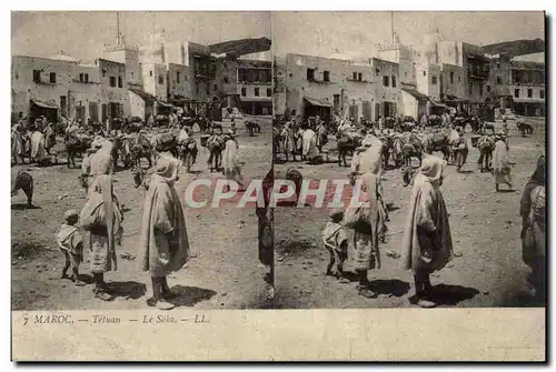 Maroc Cartes postales Tetuan Le Soko