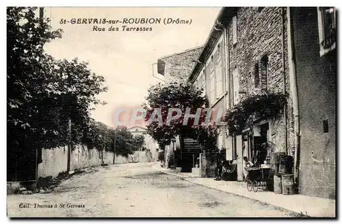 Saint Gervais sur Roubion Cartes postales Rue des terrasses