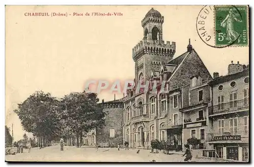 Chabeuil Cartes postales Place de l&#39hotel de ville