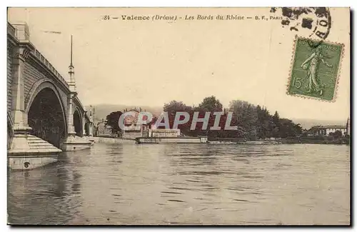 Valence Ansichtskarte AK Les bords du Rhone