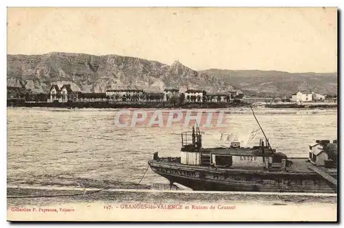 Granges les VAlences et ruines de CRussol Cartes postales