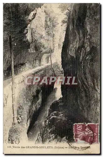 Route des Grands goulets Cartes postales Derniers tunnels