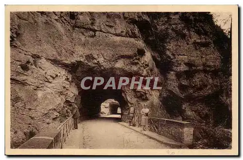 Environs de Chatillon en Dios Cartes postales Route de Glandage sortie du dernier tunnel