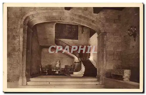 Cartes postales Chateau de GRignan L'escalier d'honneur