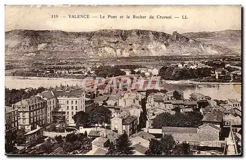 Valence Cartes postales le pont et le rcoher de CRussol