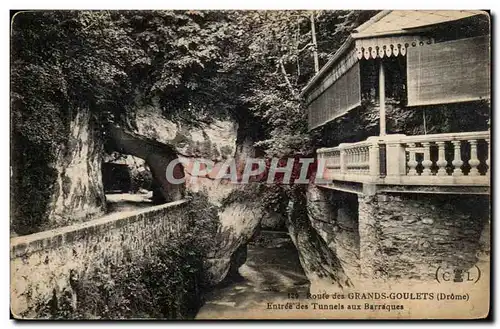 Route des Grands goulets Ansichtskarte AK entree des tunnels aux barraques