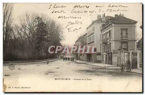 Montelimar Cartes postales Avenue de la gare