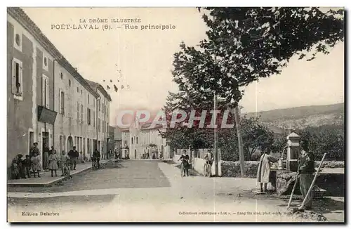 Poet Laval Cartes postales Rue principale