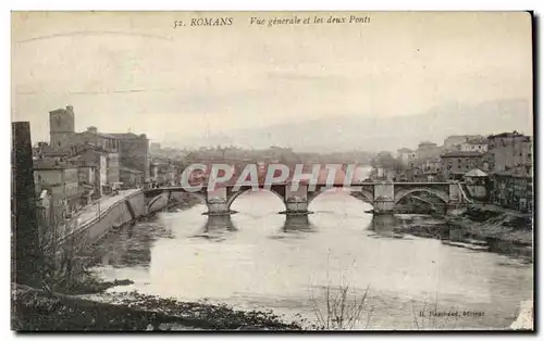 Romans Cartes postales Vue generale et les deux ponts