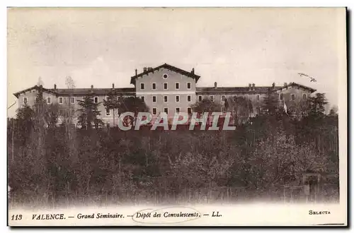 Valence Ansichtskarte AK Grand seminaire Depot des convalescents