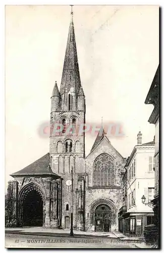 Montivilliers Cartes postales Facade de l&#39eglise